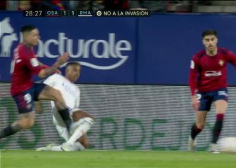 La polémica del Osasuna-Real Madrid: dos penaltis a favor de los blancos, otro no pitado...