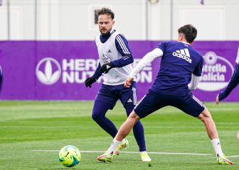 El Pucela calienta motores para el partido en Anduva