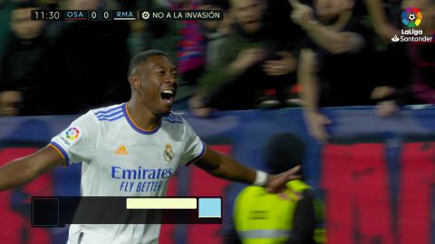 El inverosímil gol de Alaba con un lujazo de Ceballos excelso