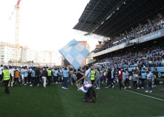 Antiviolencia propone una multa de 30.000 euros al Celta por la invasión en el derbi de 1ª RFEF