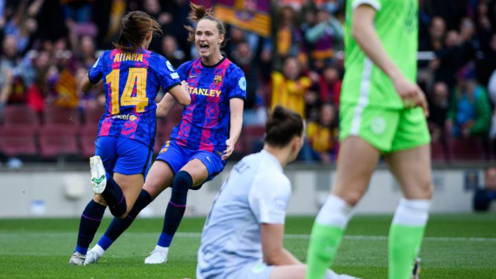 Resumen, resultado y goles del Barcelona 5 - Wolfsburgo 1 | Champions  League femenina - AS.com