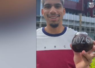 Así anunció el Barcelona la renovación de Araújo