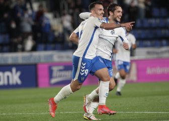 Elady y Gallego, los futbolistas con más gol del CD Tenerife
