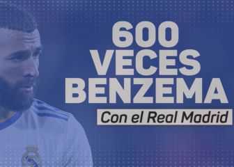 Benzema iguala a Gento: claves para 600 partidos de blanco