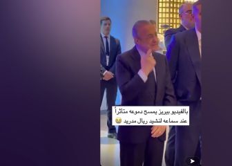 El gesto de Florentino al escuchar a un fan del City tocar el himno de la Décima: arrasa