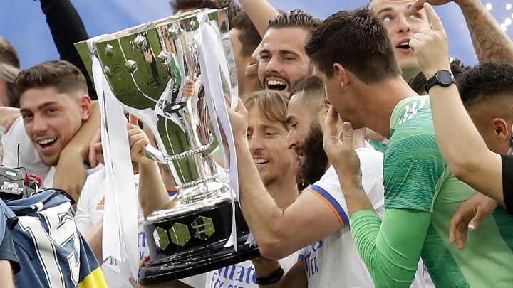 Así celebra el Real Madrid su 35º título de Liga