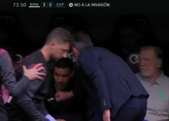 Vicente Moreno agarró de la pechera a Raúl de Tomás