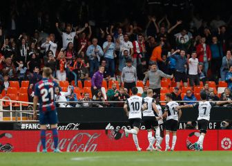 Mestalla cantó 'A Segunda' al Levante