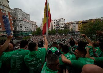 Santander se vuelca con su Racing: las imágenes de la rúa
