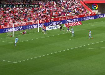 La polémica celebración de gol de Aspas delante de una afición que está en descenso