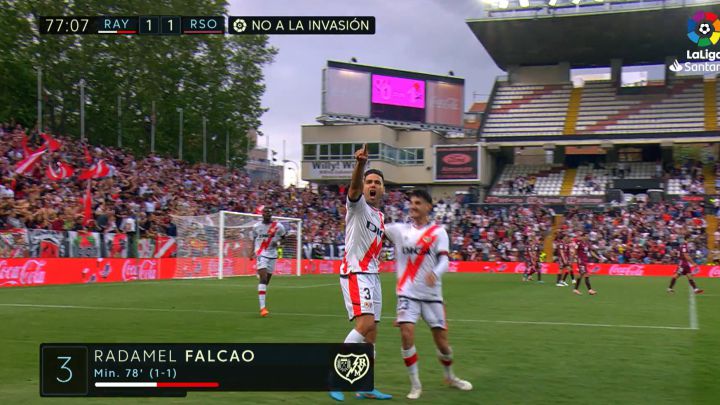Un rcord de esta Liga y un festejo maravilloso: vean el gol de Falcao