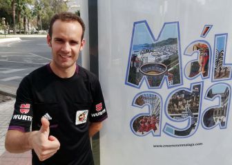 Melero López acercará el arbitraje profesional a los jóvenes de El Palo FC