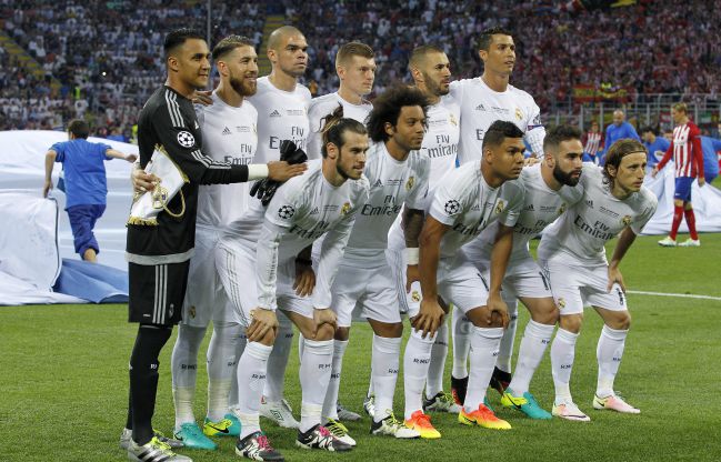 Real Madrid's starting eleven in the final of the Undécima in Milan 2016. Seven of the starters are still in the white squad: Kroos, Benzema, Bale, Marcelo, Casemiro, Carvajal and Modric.
