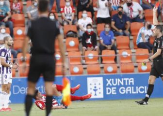 El Pucela recibe más tarjetas que sus rivales haciendo menos faltas