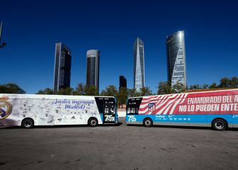 La EMT presenta los autobuses eléctricos para el derbi