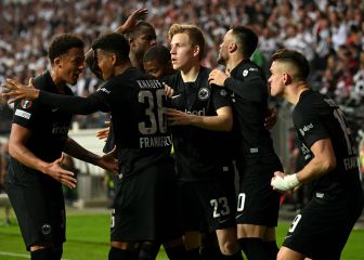 El Eintracht tira de guasa sevillana para celebrar la final