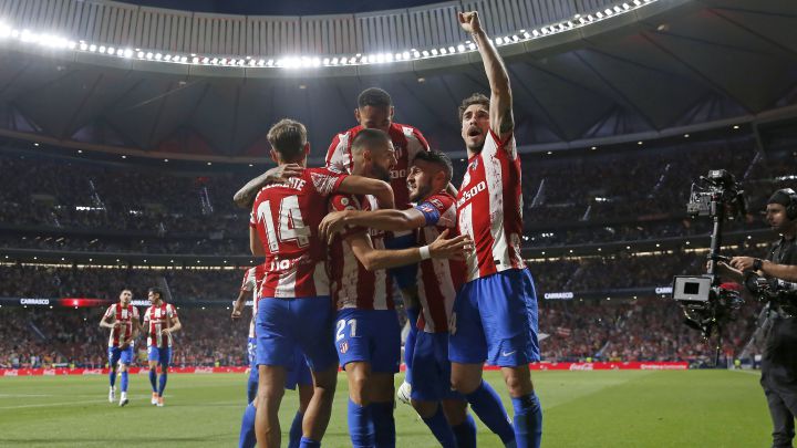 Atlético de Madrid-Real Madrid en imágenes