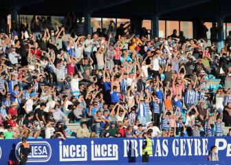 La afición de la Ponferradina busca sitio en Zorrilla