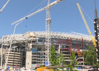 Última hora: así avanzan las obras del Santiago Bernabéu