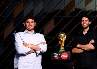 Casillas y Kaká presentan en Dubái la gira de la Copa Mundial