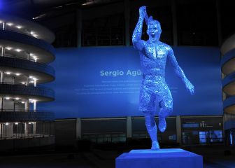 Agüero ya tiene su estatua