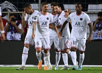 Messi y Mbappé se divierten