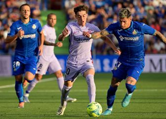 Aprobados y suspensos del Getafe: Aleñá hizo el único tiro entre los palos.