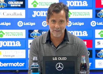 Rueda de prensa de Quique Sánchez Flores tras el Getafe vs. Barcelona