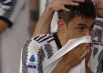 Las lágrimas de Dybala en su despedida de la Juventus