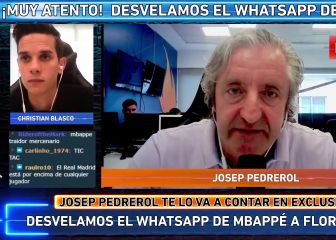 Las primeras palabras de Pedrerol que desvela además el SMS de Mbappé a Florentino