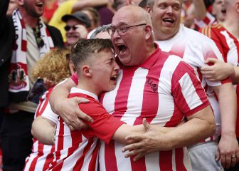Lágrimas de alegría en los seguidores del Sunderland