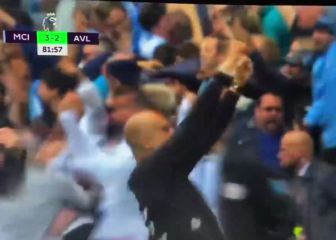 El agónico gol que hace campeón al City con una celebración de Guardiola para la historia