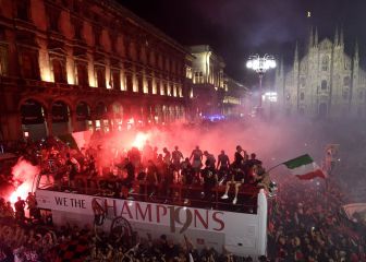 Polémica en Italia: Theo, instando a las masas a insultar a un 'viejo amigo' en plena celebración