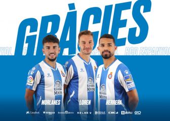 Morlanes, Loren y Yangel Herrera dejan el Espanyol