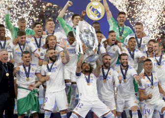 La alegría de los jugadores del Real Madrid en imágenes