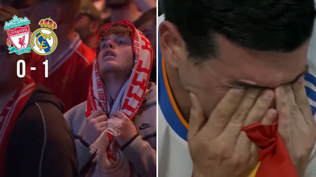 Felicidad y drama a partes iguales: así se vivió la final en el Bernabéu y  Anfield - AS.com