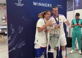 Bale y su pose con la Champions