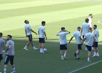 Entrenamiento de la Selección Española previa a la Nations League