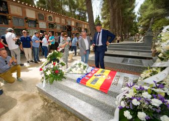 Bonito homenaje en el 44 aniversario del fallecimiento de Santiago Bernabéu