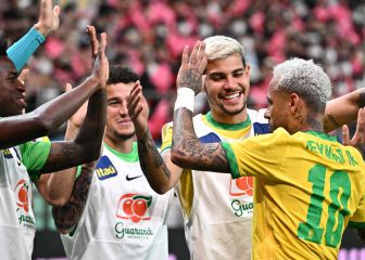 Neymar, protagonista en la goleada de Brasil a Corea del Sur