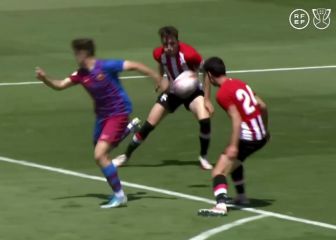 El abuso de gol que corona al Barça como mejor juvenil de España: la asistencia es inolvidable