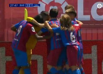 El Barça golea al Valencia y es el campeón de LaLiga Promises