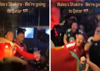 El desfase de Gales en el pub de Bale