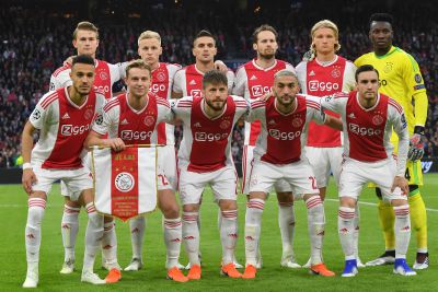 Once titular del Ajax para el partido de vuelta de las semifinales de la Champions League 2018/2019 ante el Tottenham.