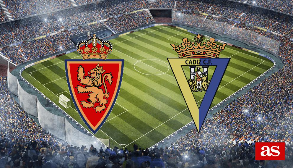 Real Zaragoza - Cádiz en vivo y en directo online: LaLiga 1,2,3 2016/2017