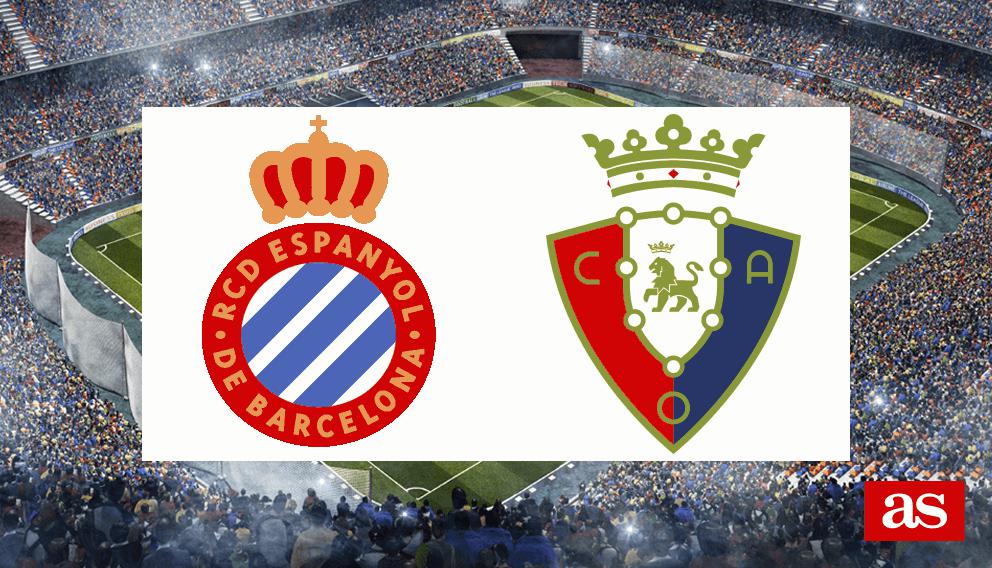 Espanyol-Osasuna: goles, resultado y crónica - AS.com