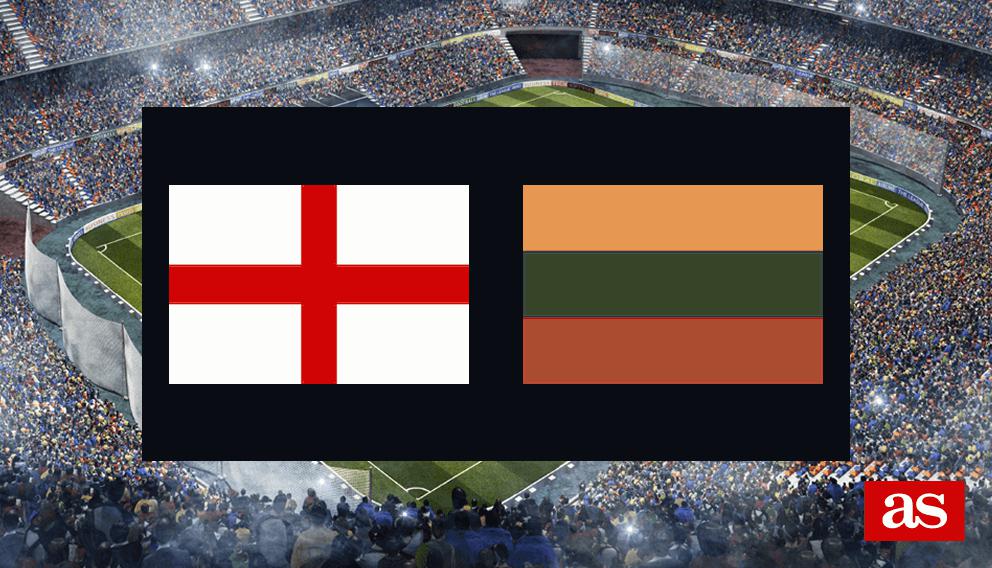 Inglaterra - Lituania en vivo y en directo online: Clasificación Mundial 2018 Europa