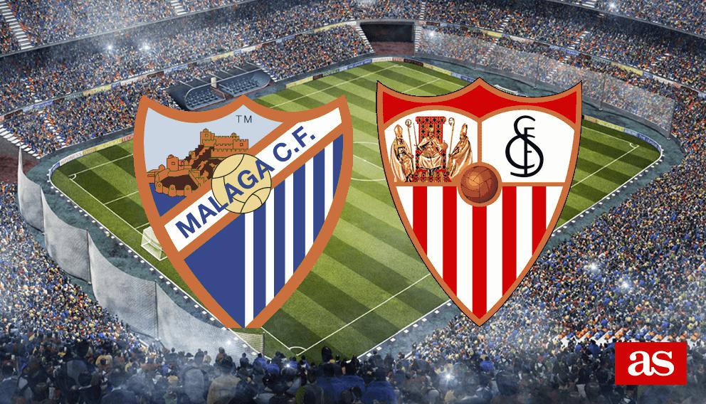 Málaga - Sevilla en vivo y en directo online: LaLiga Santander 2016/2017