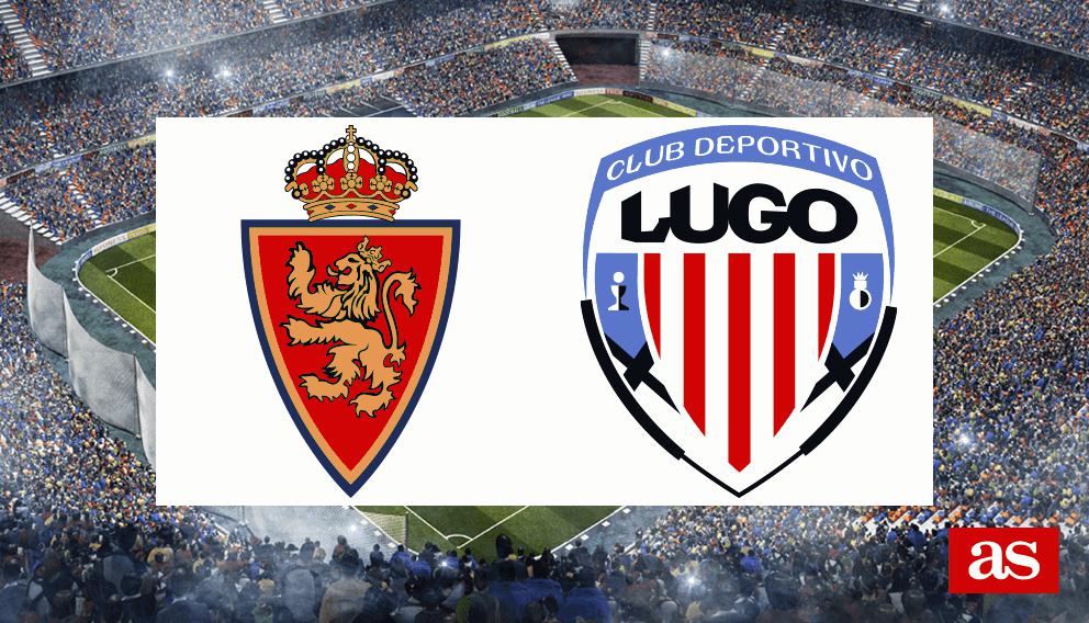Real Zaragoza - Lugo: resumen, resultado y goles