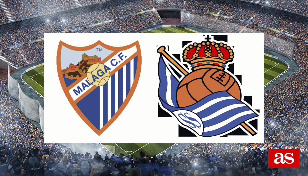 Málaga - R. Sociedad en vivo y en directo online: LaLiga Santander 2016/2017
